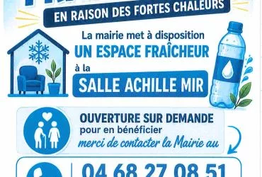 Point fraîcheur salle Achille Mir