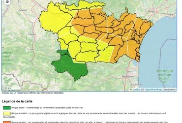 CARTE RISQUE INCENDIE DE L'AUDE
